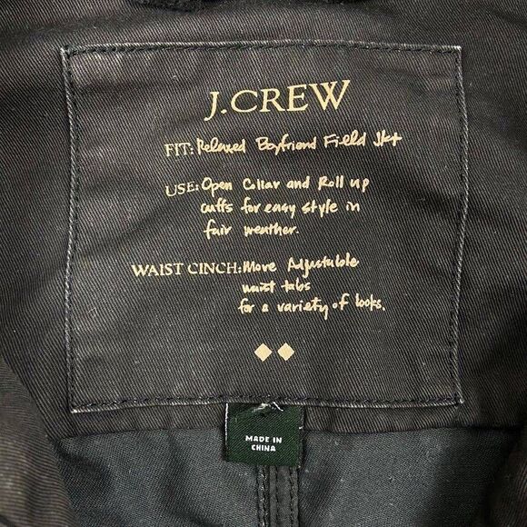 J.CREW relaxed boyfriend field jacket xs - Picture 7 of 7